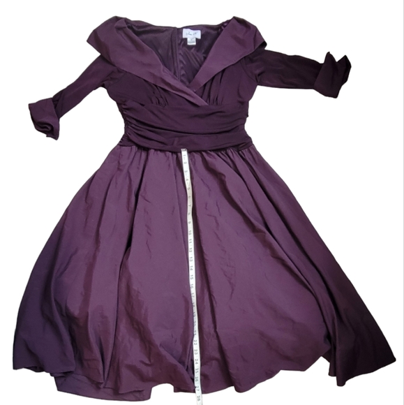 Jessica H formal plum color dress - Picture 6 of 7